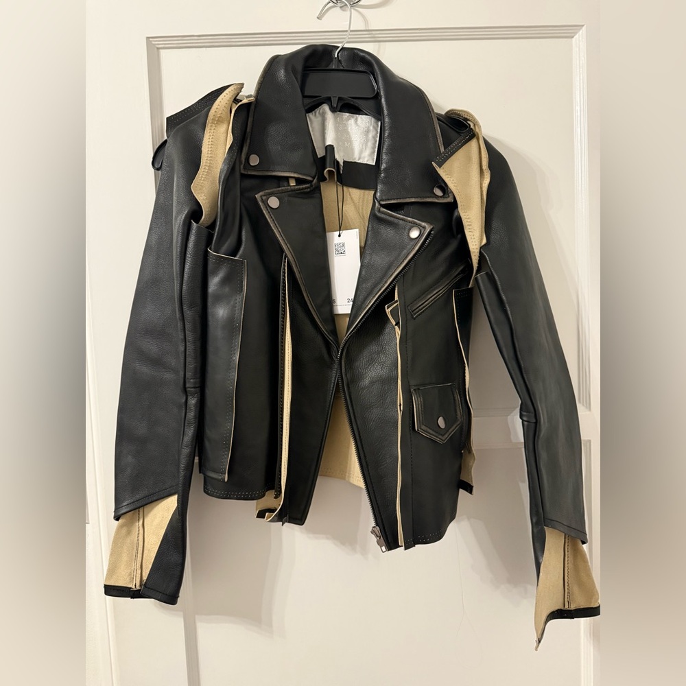 Maison Martin Margiela Black Leather Jacket - Picture 4 of 10
